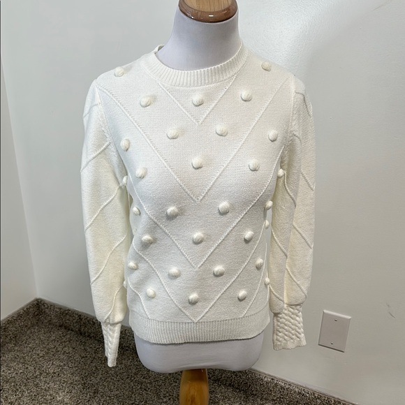 💕 Simplee Pom Pom Sweater - Picture 1 of 5